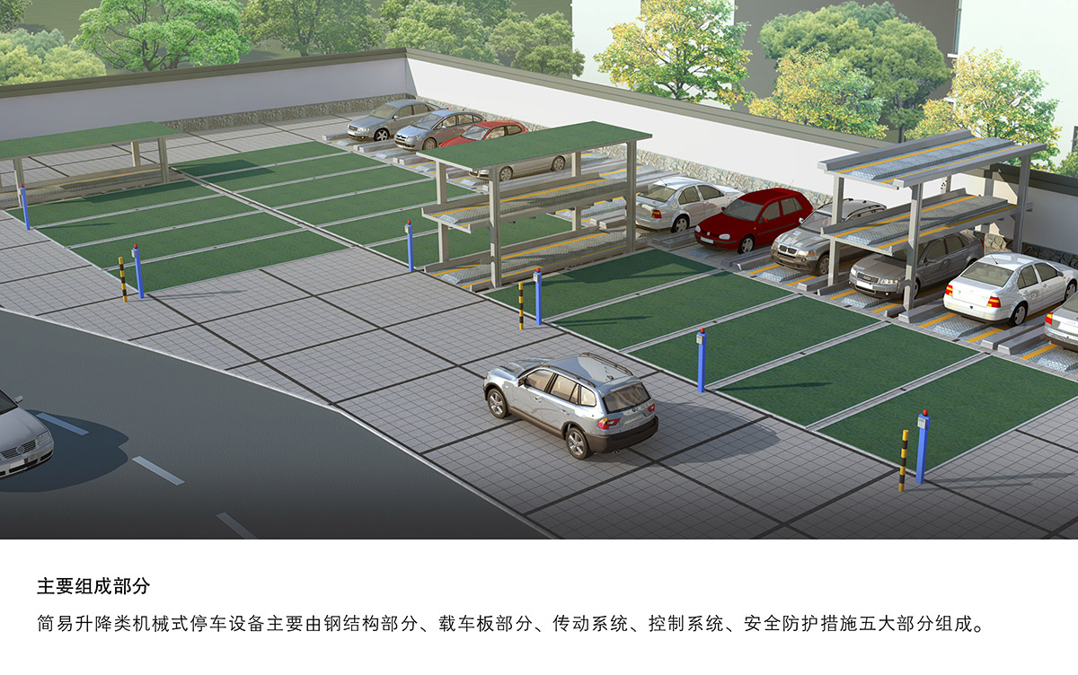 立體停車庫09PJS2D1正一負一地坑簡易升降機械立體停車主要組成部分.jpg