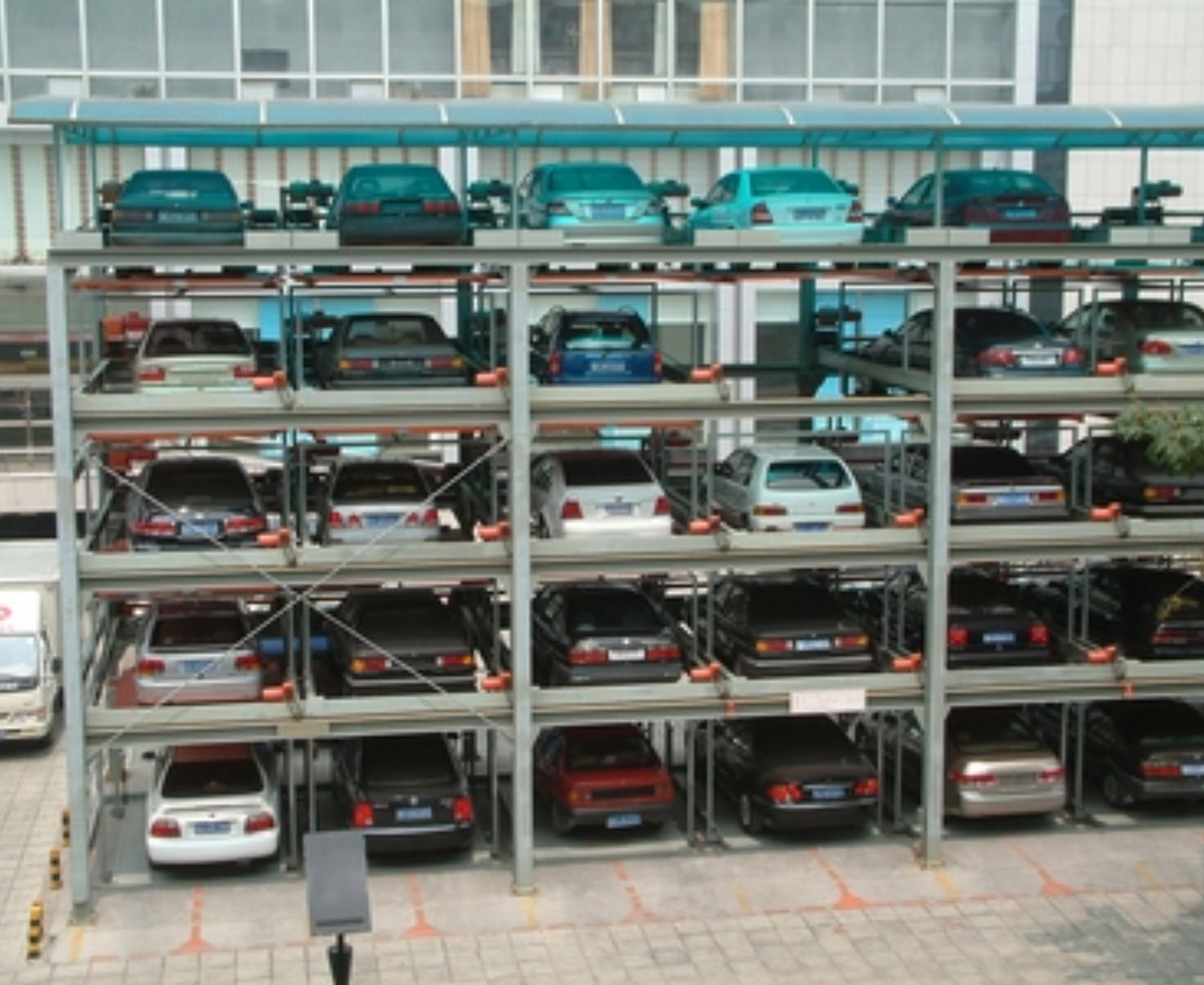 屏邊立體停車庫(kù)五層升降橫移機(jī)械停車