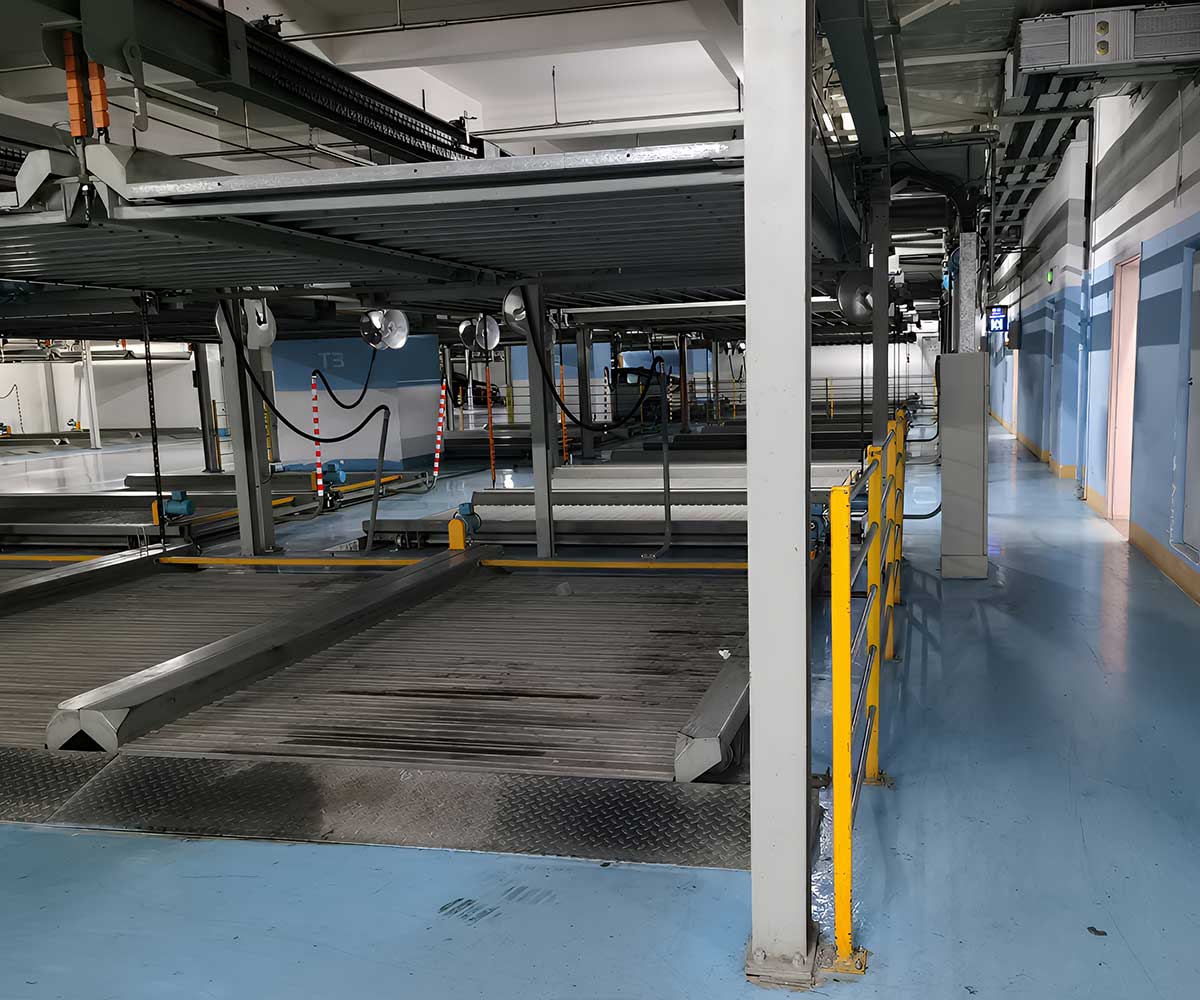 上下兩層機(jī)械式停車設(shè)備的空間利用率與停車效率